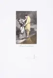 A caza de mondadientes by Salvador Dalí, Drypoint on heliogravure with pochoir in colours, offered Jun 2025