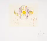 Reflection by Salvador Dalí, Etching with photolithograph printed in colours, offered Jun 2025