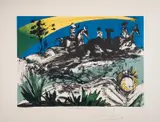 Warrior's Dream by Salvador Dalí, Lithograph printed in colours, offered Jun 2025
