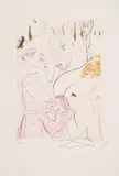 Le jument de compère Pierre by Salvador Dalí, Engraving printed in colours, offered Jun 2025