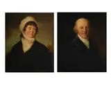 Portrait of colonel bryan cooke; and portrait of frances puleston by Joseph Allen, Oil on canvas, a pair, offered Jun 2025