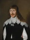 Portrait of the poet sir aston cokayne (1604-1684) by Thomas Leigh, Oil on canvas, sold Jun 2025