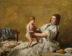 Bath time by William Powell Frith, Oil on panel, sold Jun 2025