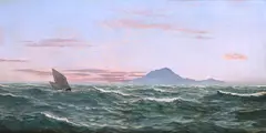 Sunset off lundy island by John Brett, 1872, Oil on canvas, offered Jun 2025