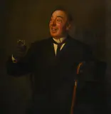 The mourner by George Belcher, Oil on canvas, sold Jun 2025