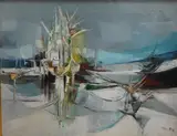 Buckinham in Snow by Donald Pass, oil on canvas, sold Apr 2026