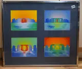 Stonehenge views by Philip Dunn, watercolor, offered Apr 2026