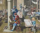 Original illustration by John Beaven, gouache on paper, offered Apr 2026