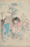)The Love Letter - Woman of around the Genroku Era by Toshikata Mizuno, print, sold Apr 2026