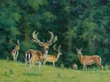 All Quiet by Roy Miller, oil on canvas, sold Apr 2026