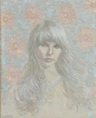 Blonde by Roy Miller, oil on canvas, sold Apr 2026