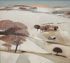 Winter Walk by Tom Mabon, 2016, oil on linen, sold Apr 2026