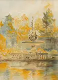 Firenza by Pierre Franc-Lamy, 1905, watercolour, sold Apr 2026