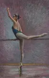 At the Barre by Roy Miller, drawing, offered Apr 2026