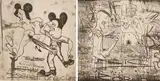 Mickey by Jock McFadyen, pencil, offered Apr 2026