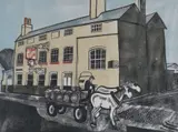 Rose & Crown - Wimbledon by Graham Clarke, pencil, offered Apr 2026