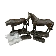 A plaster maquette of a horse and another a by James Osborne, sculpture, offered Apr 2026