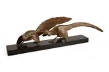 An Art Deco bronze group of two pheasants by Georges Henri Laurent, bronze, sold Apr 2026