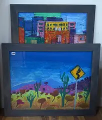 Mexico City by Simon Jones, oil, sold Apr 2026