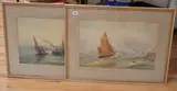 Evening on the Yare by Robert Malcolm Lloyd, watercolor, sold Apr 2026