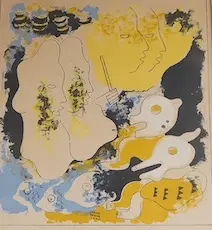 Estampas Del Popol Vuh by Carlos Mérida, lithograph, sold Apr 2026
