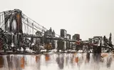 “Reflections Of Manhattan” by Paul Kenton, giclee, sold Apr 2026