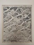An original pen and ink illustration for The Pear Tree Press by James Guthrie, ink, sold Mar 2026