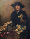 Patience Smith, Sister of Beulah by Laura Knight, oil on canvas, sold Mar 2026