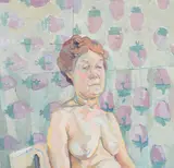Miss Delaporte by Patrick Symons, oil on canvas, sold Mar 2026