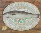 Haddock on a Minton plate by John Ryan, oil on canvas, sold Mar 2026