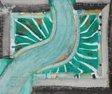 Regent Square, Penzance by Tony Giles, mixed media on board, offered Mar 2026