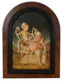 Le Penseur de Rodin by Gérard Willemenot, oil, sold Mar 2026