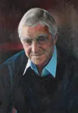 Michael Parkinson by Sherree Valentine Daines, oil on board, offered Mar 2026