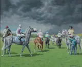 Storm Approaching' 2019/2024 by Roy Miller, oil on canvas, sold Mar 2026