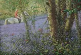 The Bluebell Ride' 1998 by Roy Miller, oil on canvas, offered Mar 2026