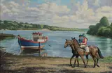 Ebb Tide' 2006 by Roy Miller, oil on canvas, sold Mar 2026