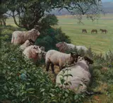 A Peaceful Place' 2000 by Roy Miller, oil on canvas, offered Mar 2026