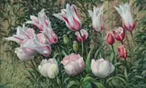 Tulips from Amsterdam by Roy Miller, oil on canvas, offered Mar 2026