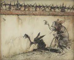 The Witch by Arthur Rackham, ink and watercolour on paper, sold Mar 2026