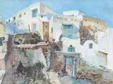 Sidi bu Said by James Macintosh Patrick, watercolour, sold Mar 2026