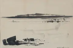 Island & Shore by Michael Ayrton, pencil, sold Mar 2026