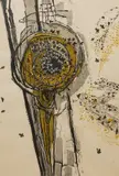 Bees by Gertrude Hermes, pencil, offered Mar 2026