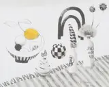Still life with chair by Mary Fedden Obe Ra Pprwa, pencil, sold Mar 2026