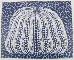 Pumpkin (Blue and White) by Yayoi Kusama, pencil, sold Mar 2026