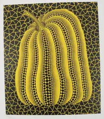 Pumpkin (Yellow) by Yayoi Kusama, pencil, offered Mar 2026