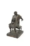 Seated Figure by Robert Clatworthy, bronze, sold Mar 2026