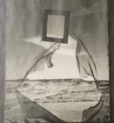 Portrait of Space, Al Bulwayeb, Nr. Siwa, Egypt, by Lee Miller, 1986, print, sold Mar 2026