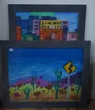 Mexico City by Simon Jones, oil, offered Mar 2026