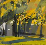 Autumn Sunlight, Blackheath by Robin Hazlewood, watercolour and gouache, sold Mar 2026