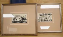 November by Alick Knight, woodcut, offered Mar 2026